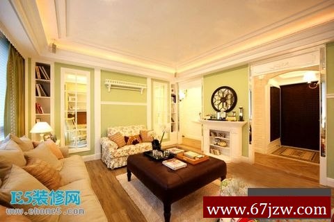 台湾MM巧装120田园窝,胜似豪宅。唯美浪漫的居室效果,人性化的空间设计,方便实用的家居摆设,都让我们不得不佩服屋主的装修才能!