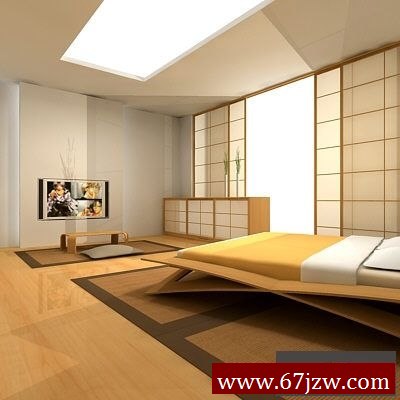 极致简约卧室效果图